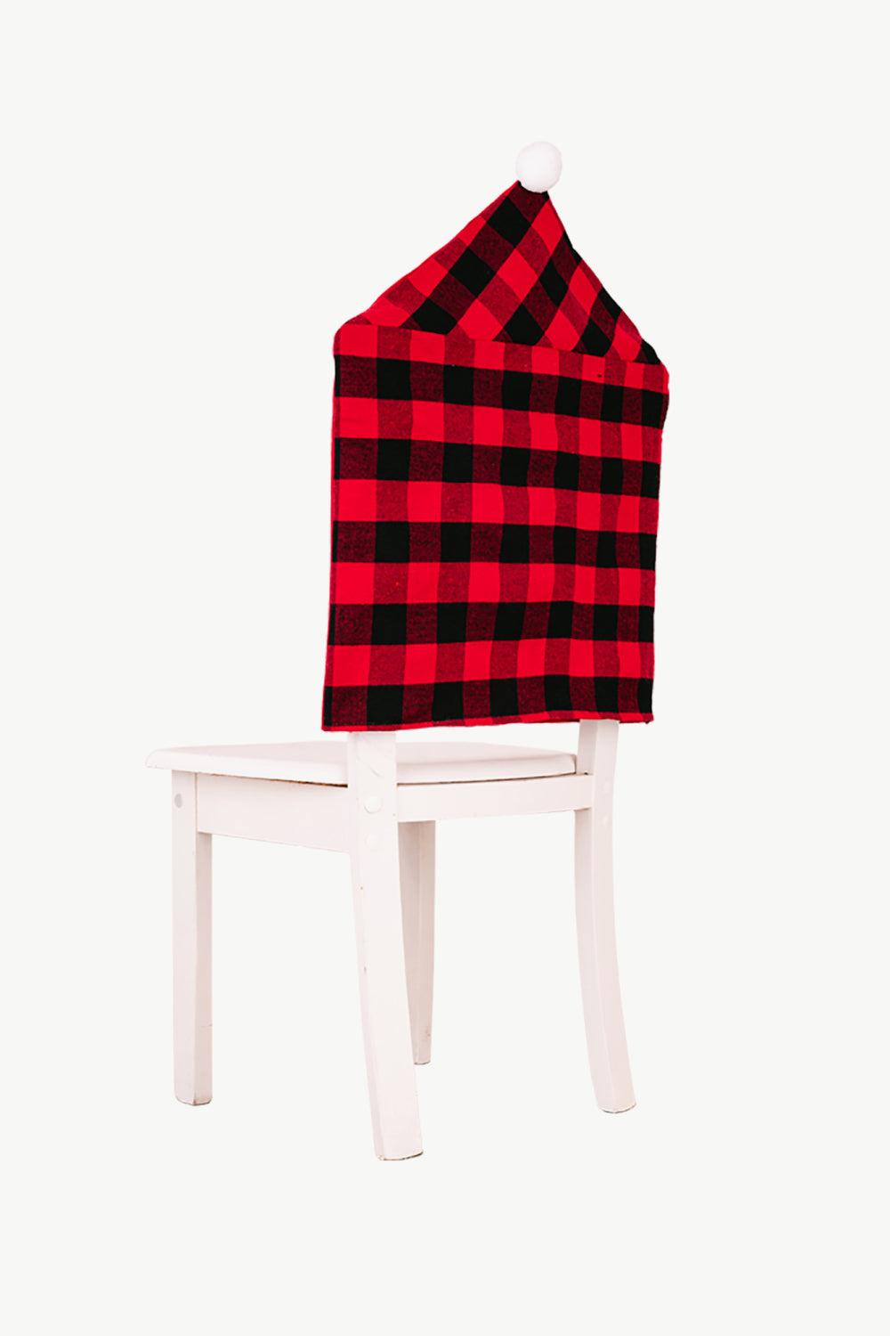 2-Pack Christmas Plaid Chair Covers-TOPS / DRESSES-[Adult]-[Female]-2022 Online Blue Zone Planet