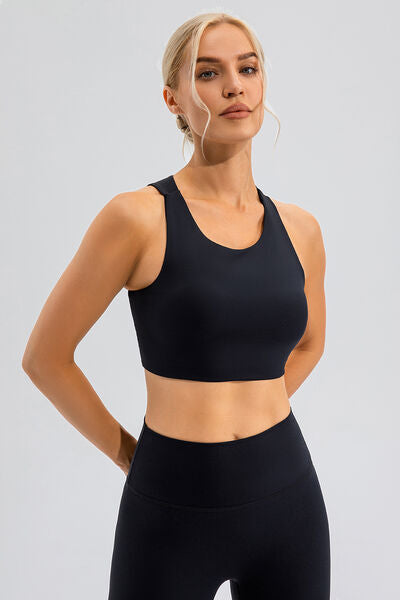 Round Neck Active Tank Trendsi