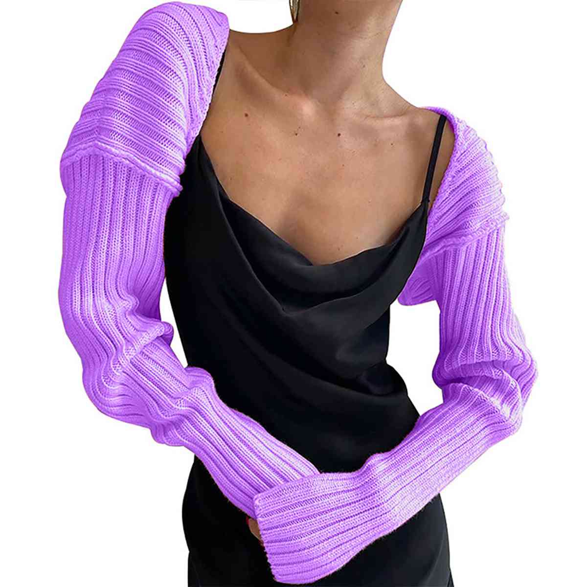 Long Sleeve Knit Bolero BLUE ZONE PLANET