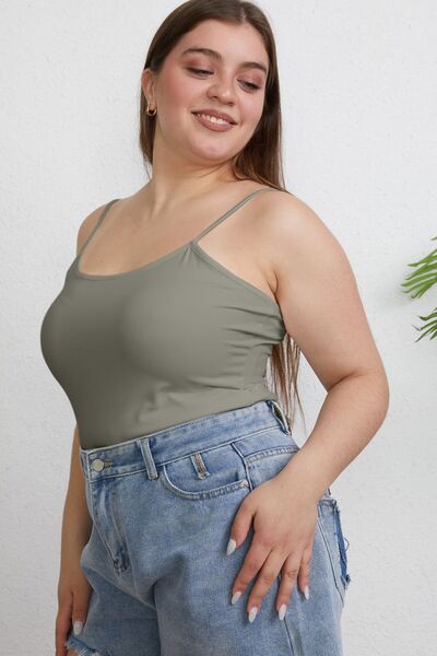 Basic Bae Full Size Round Neck Slim Cami-TOPS / DRESSES-[Adult]-[Female]-2022 Online Blue Zone Planet