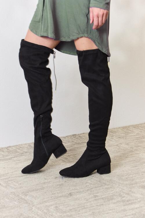 East Lion Corp Over The Knee Boots BLUE ZONE PLANET
