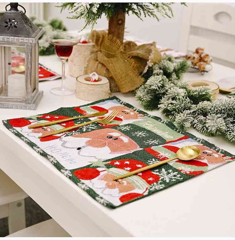 Blue Zone Planet |  Assorted 2-Piece Christmas Placemats BLUE ZONE PLANET