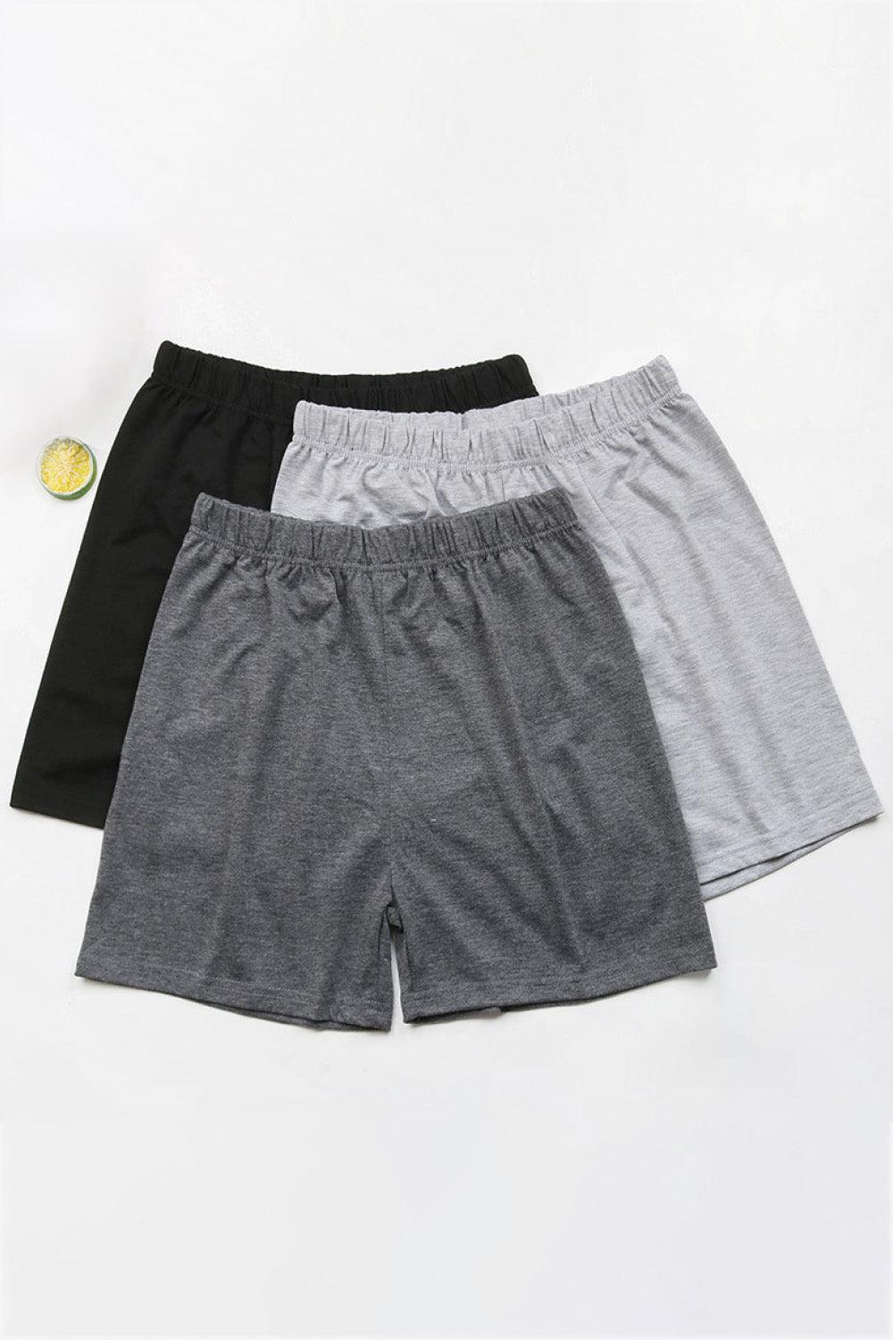 3-Pack Elastic Waist Shorts BLUE ZONE PLANET