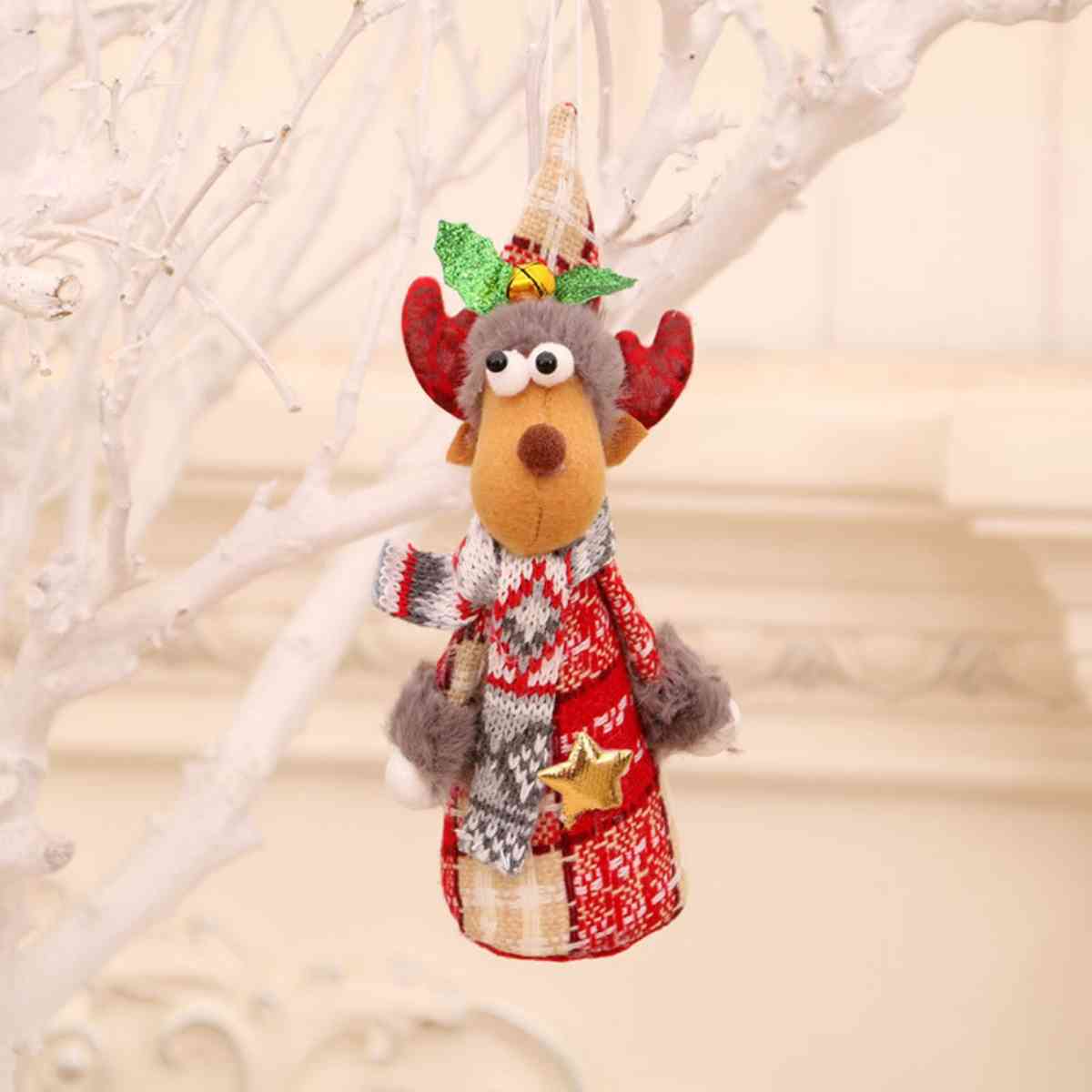 Assorted 2-Piece Christmas Doll Hanging Widgets BLUE ZONE PLANET