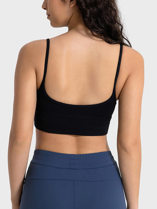 Spaghetti Strap Sport Bra BLUE ZONE PLANET