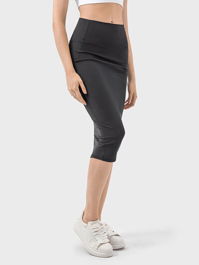 Blue Zone Planet |  Slit Wrap Active Skirt BLUE ZONE PLANET