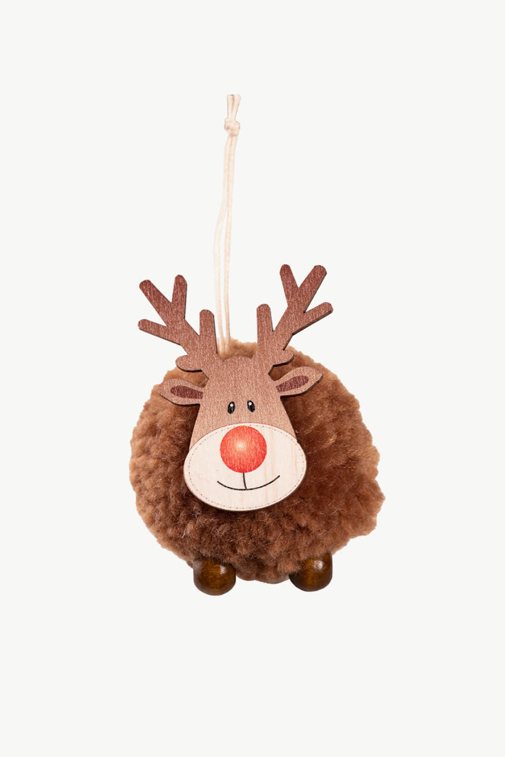 4-Pack Christmas Sherpa Reindeer Hanging Widgets-TOPS / DRESSES-[Adult]-[Female]-Red/Brown/White/Gray-One Size/4 Pack-2022 Online Blue Zone Planet