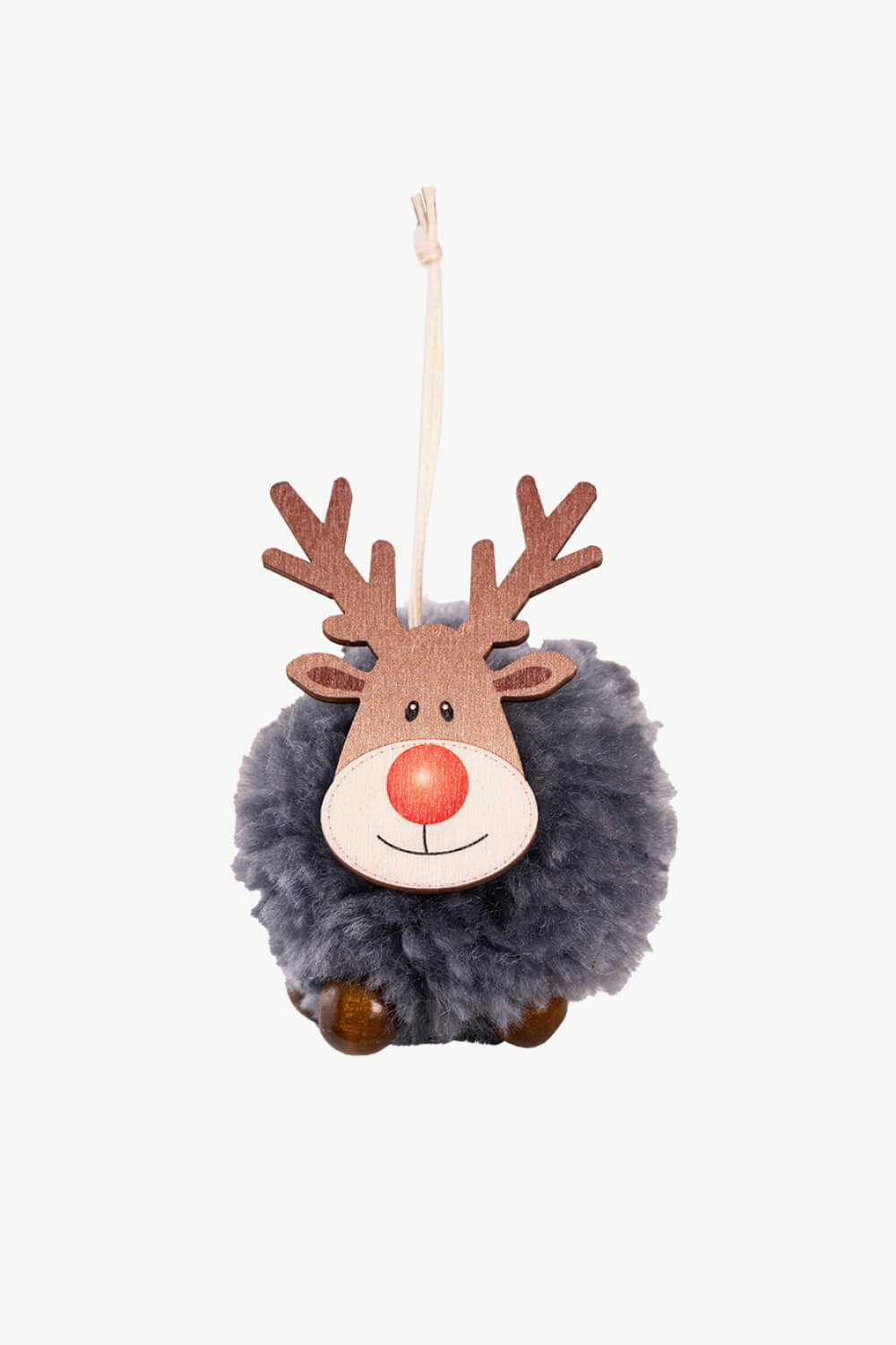 4-Pack Christmas Sherpa Reindeer Hanging Widgets-TOPS / DRESSES-[Adult]-[Female]-Red/Brown/White/Gray-One Size/4 Pack-2022 Online Blue Zone Planet