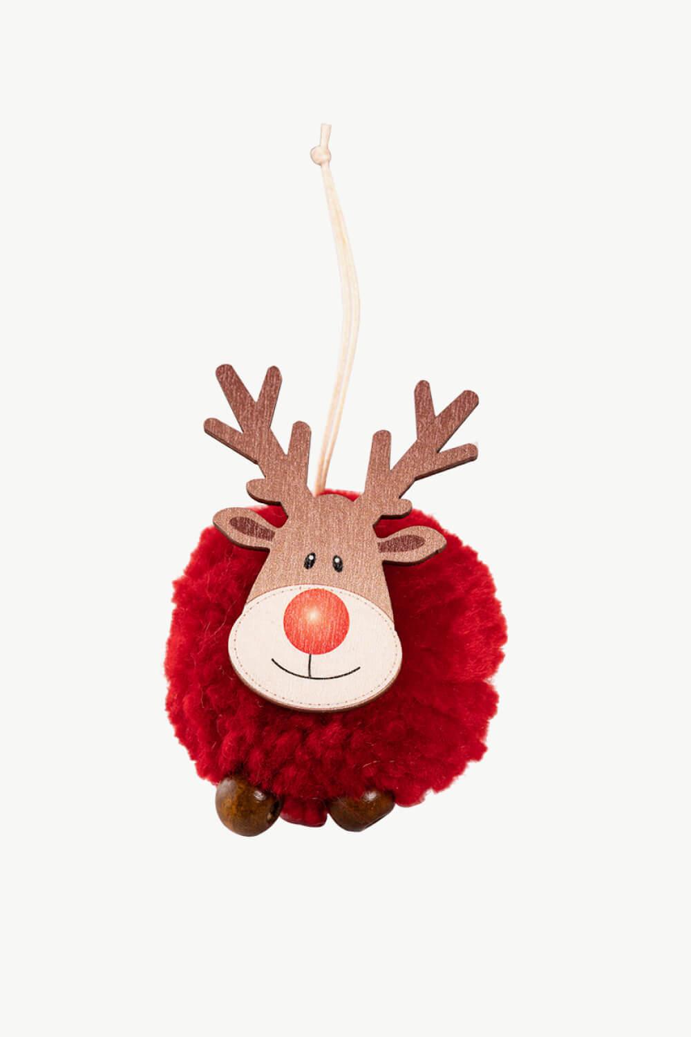 4-Pack Christmas Sherpa Reindeer Hanging Widgets-TOPS / DRESSES-[Adult]-[Female]-Red/Brown/White/Gray-One Size/4 Pack-2022 Online Blue Zone Planet