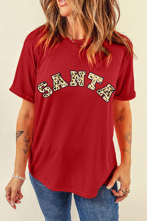 SANTA Graphic Short Sleeve T-Shirt BLUE ZONE PLANET