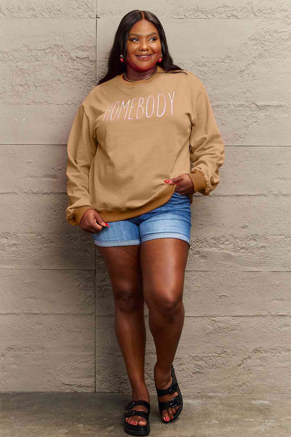 Homebody Oversized Graphic Sweatshirt