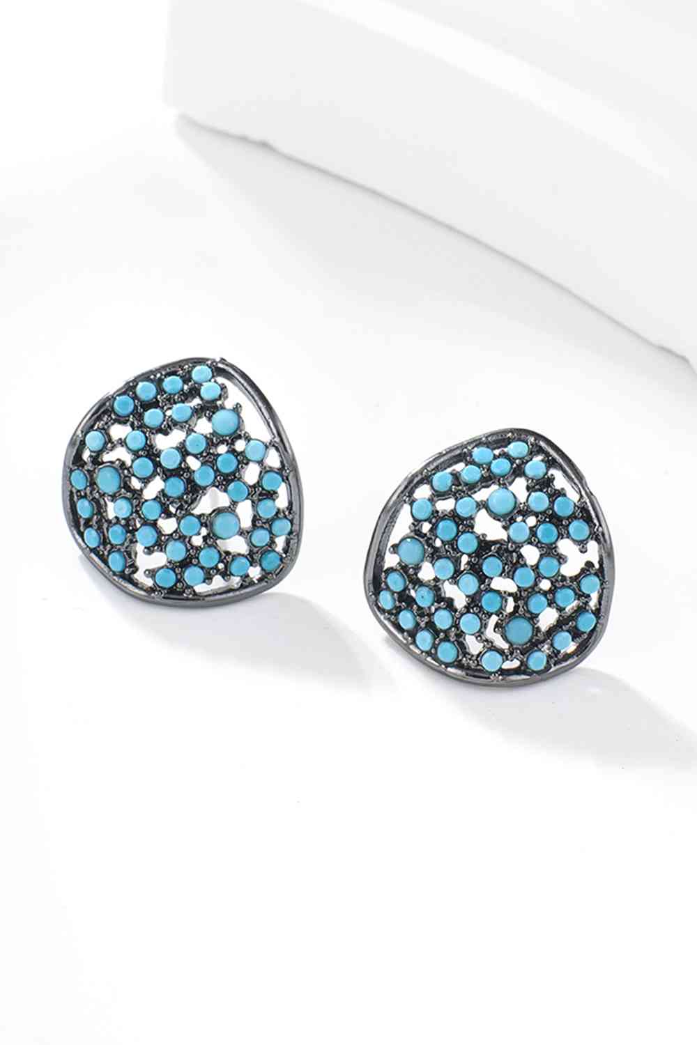 Turquoise Stud Earrings BLUE ZONE PLANET