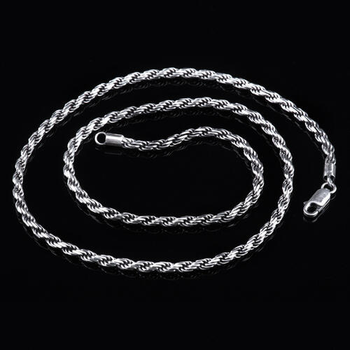 21.7" Snake Chain 925 Sterling Silver Necklace BLUE ZONE PLANET