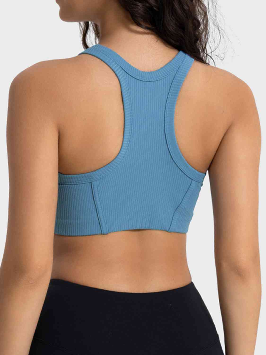 Wide Strap Cropped Sport Tank BLUE ZONE PLANET