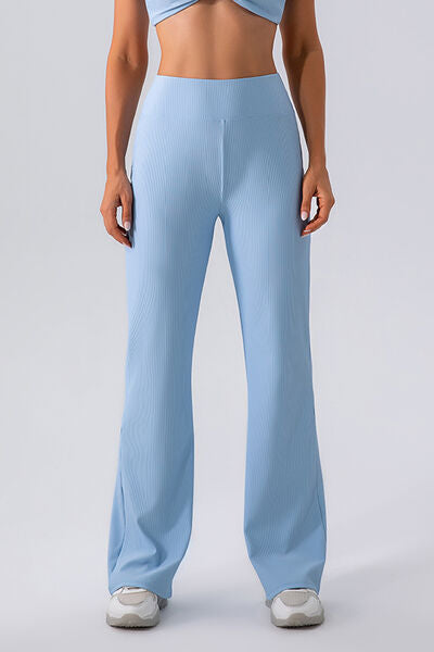 High Waist Straight Active Pants Trendsi