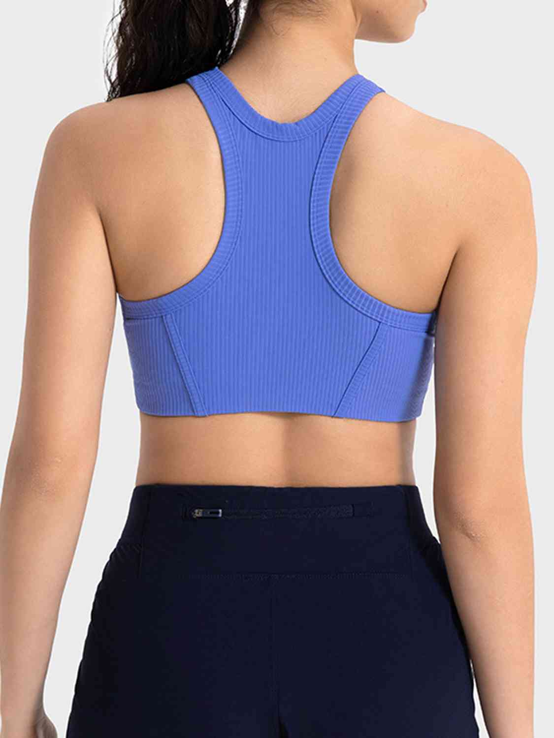 Wide Strap Cropped Sport Tank BLUE ZONE PLANET