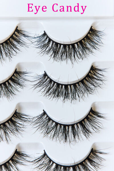 SO PINK BEAUTY Mink Eyelashes 5 Pairs Trendsi