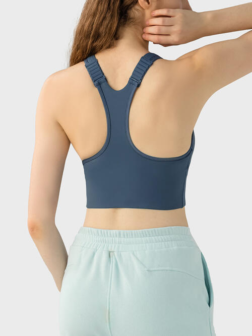 Wide Strap Sport Bra BLUE ZONE PLANET