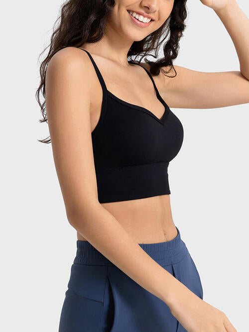 Spaghetti Strap Sport Bra BLUE ZONE PLANET