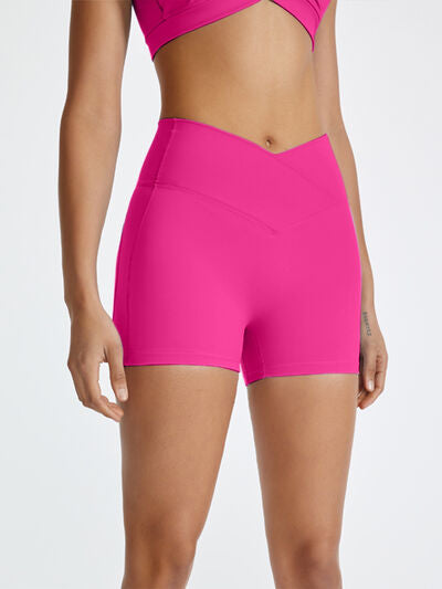 Blue Zone Planet |  High Waist Active Shorts BLUE ZONE PLANET