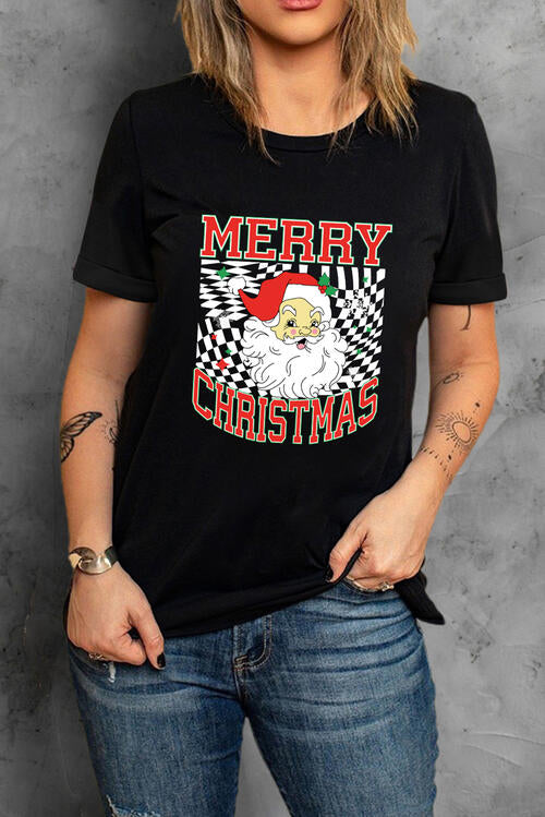 MERRY CHRISTMAS Graphic T-Shirt BLUE ZONE PLANET