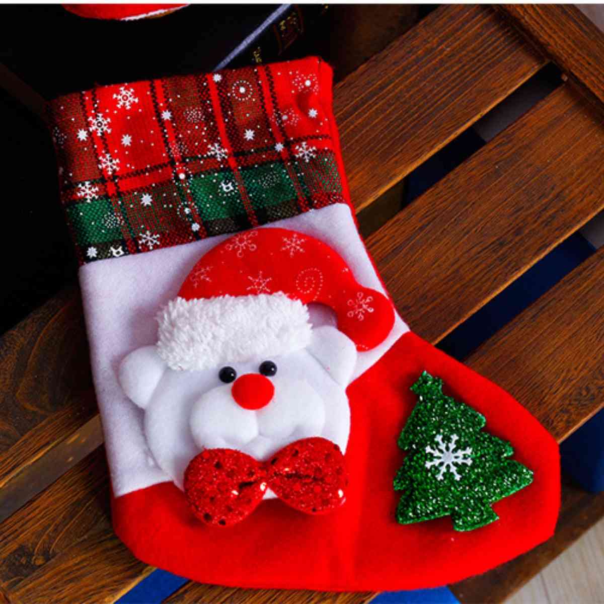 Christmas Stocking Hanging Widget BLUE ZONE PLANET