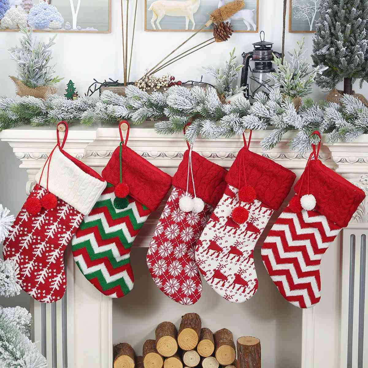 Christmas Stocking Hanging Widget BLUE ZONE PLANET