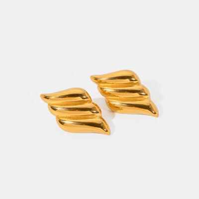 Minimalist 18K Gold-Plated Earrings-EARRINGS-[Adult]-[Female]-Gold-One Size-2022 Online Blue Zone Planet