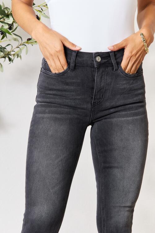 BAYEAS Cropped Skinny Jeans BLUE ZONE PLANET