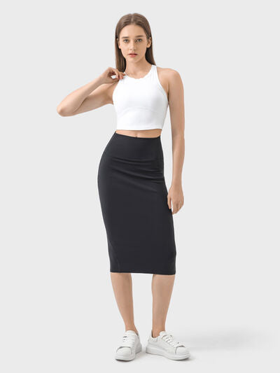 Blue Zone Planet |  Slit Wrap Active Skirt BLUE ZONE PLANET