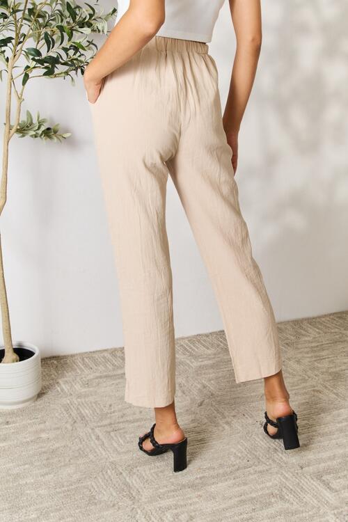 Double Take Pull-On Pants with Pockets BLUE ZONE PLANET