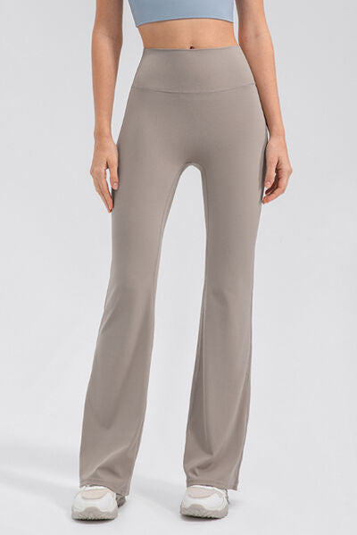 High Waist Straight Active Pants BLUE ZONE PLANET