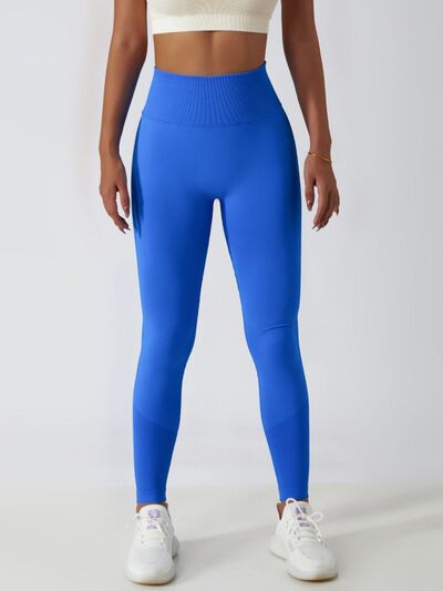 Blue Zone Planet |  Wide Waistband High Waist Active Leggings BLUE ZONE PLANET