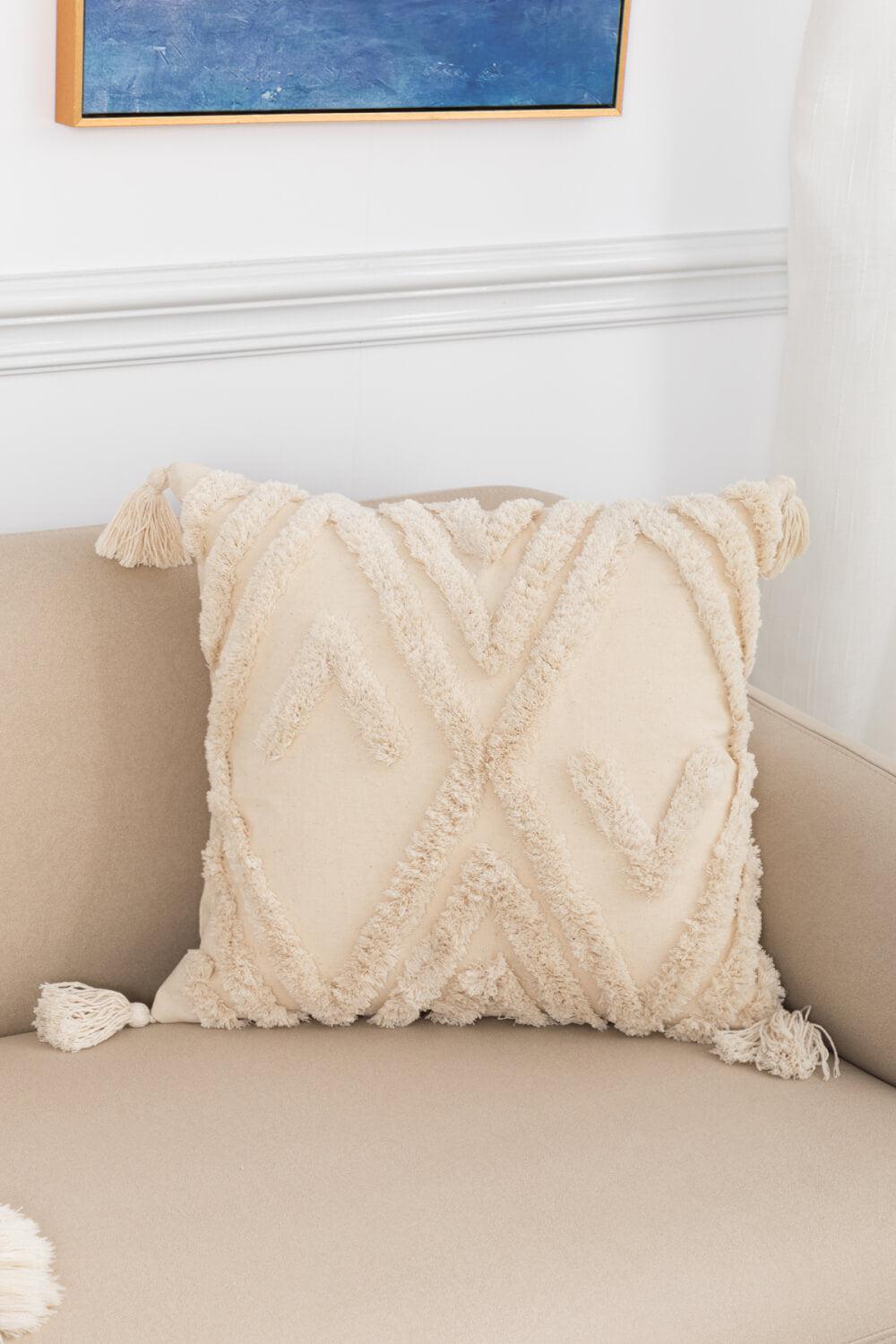 8 Styles Fringe Trim Throw Pillow Cover-TOPS / DRESSES-[Adult]-[Female]-Blue Zone Planet