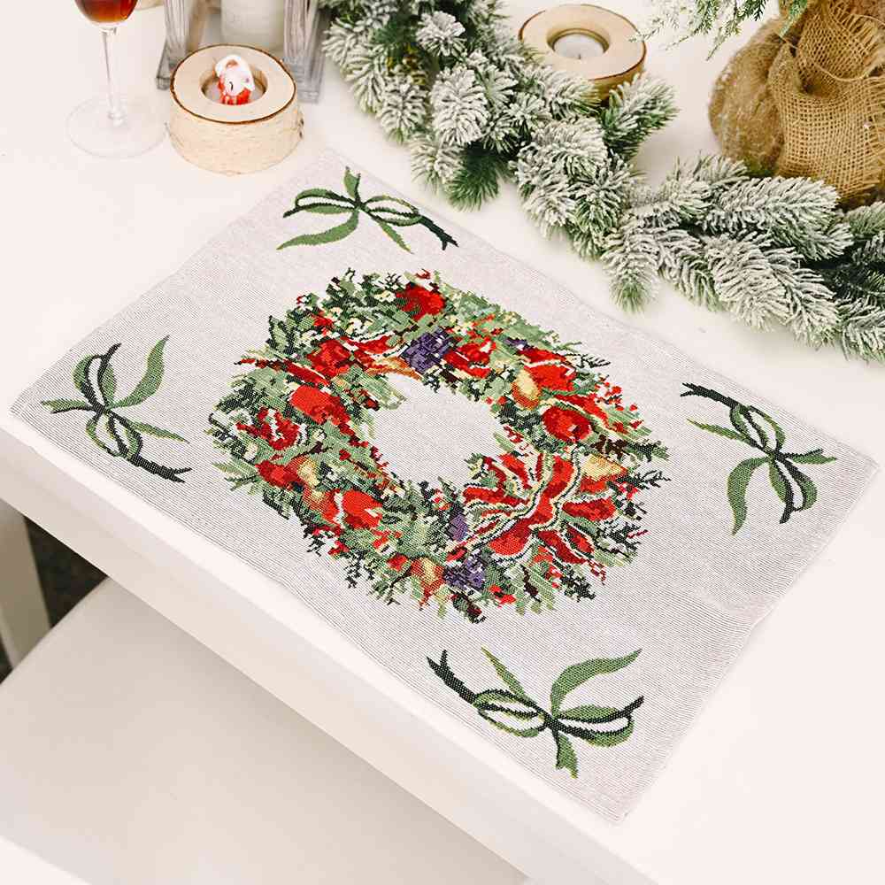 Blue Zone Planet |  Assorted 2-Piece Christmas Placemats BLUE ZONE PLANET