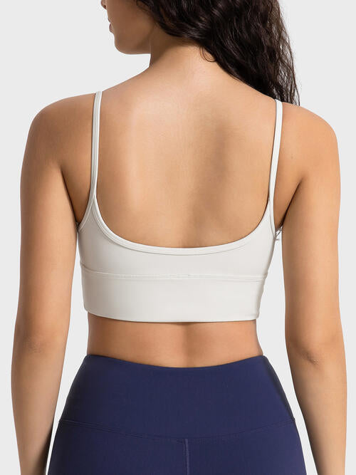 Spaghetti Strap Sport Bra BLUE ZONE PLANET