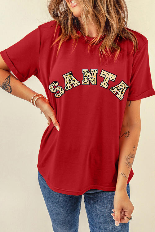 SANTA Graphic Short Sleeve T-Shirt BLUE ZONE PLANET