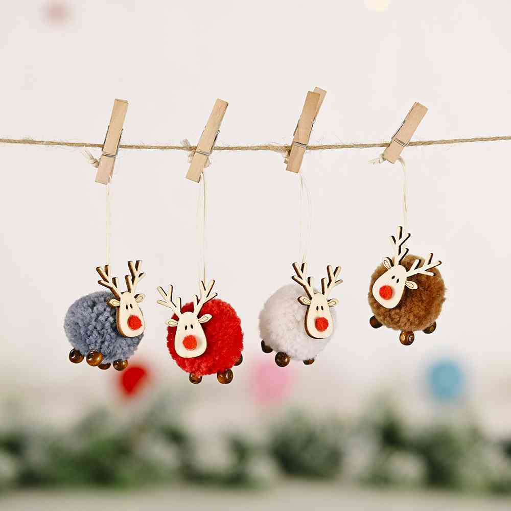 4-Piece Reindeer Hanging Widgets BLUE ZONE PLANET