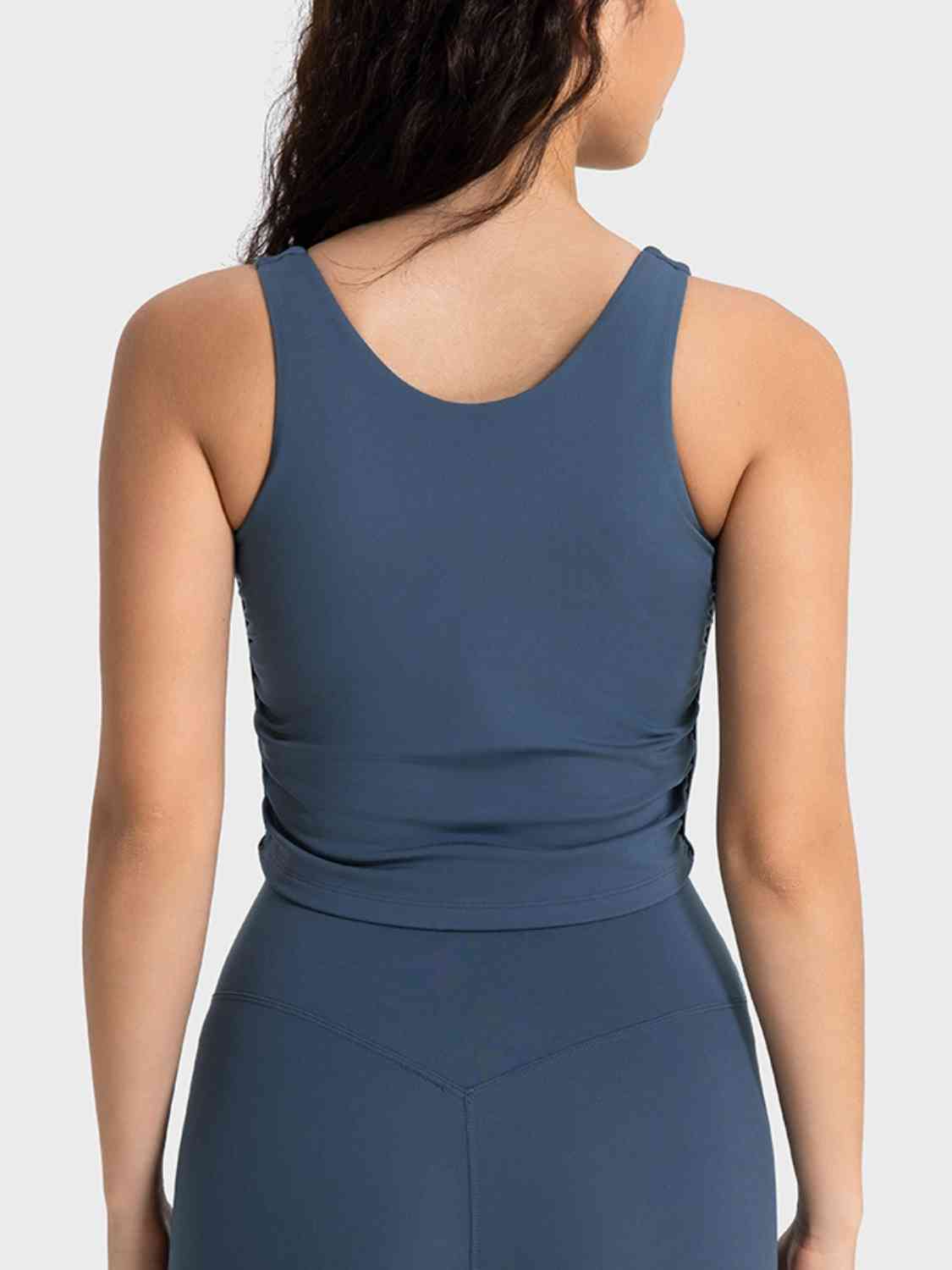 Cropped Sport Tank BLUE ZONE PLANET