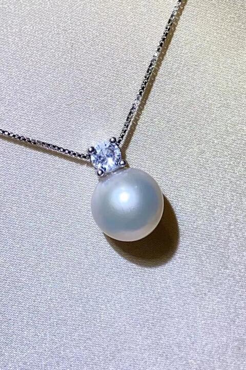 Freshwater Pearl 925 Sterling Silver Necklace BLUE ZONE PLANET