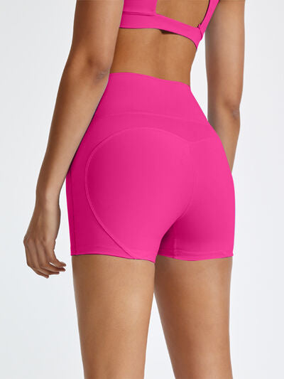 Blue Zone Planet |  High Waist Active Shorts BLUE ZONE PLANET