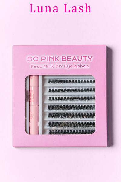 SO PINK BEAUTY Faux Mink Eyelashes Cluster Multipack Trendsi