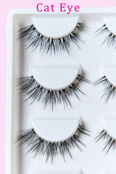 SO PINK BEAUTY Faux Mink Eyelashes 5 Pairs Trendsi