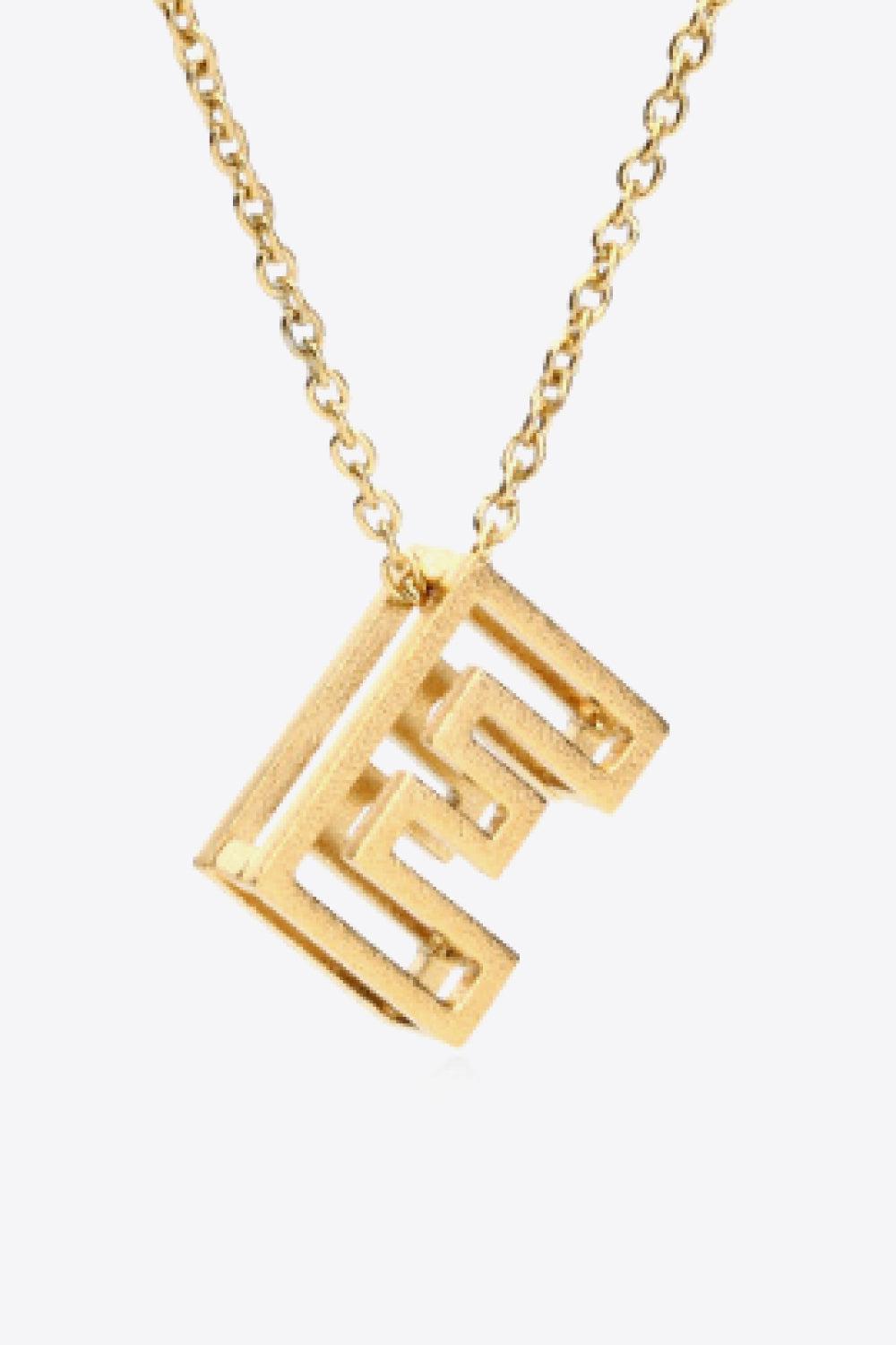 A to J Letter Pendant Nekclace-TOPS / DRESSES-[Adult]-[Female]-2022 Online Blue Zone Planet