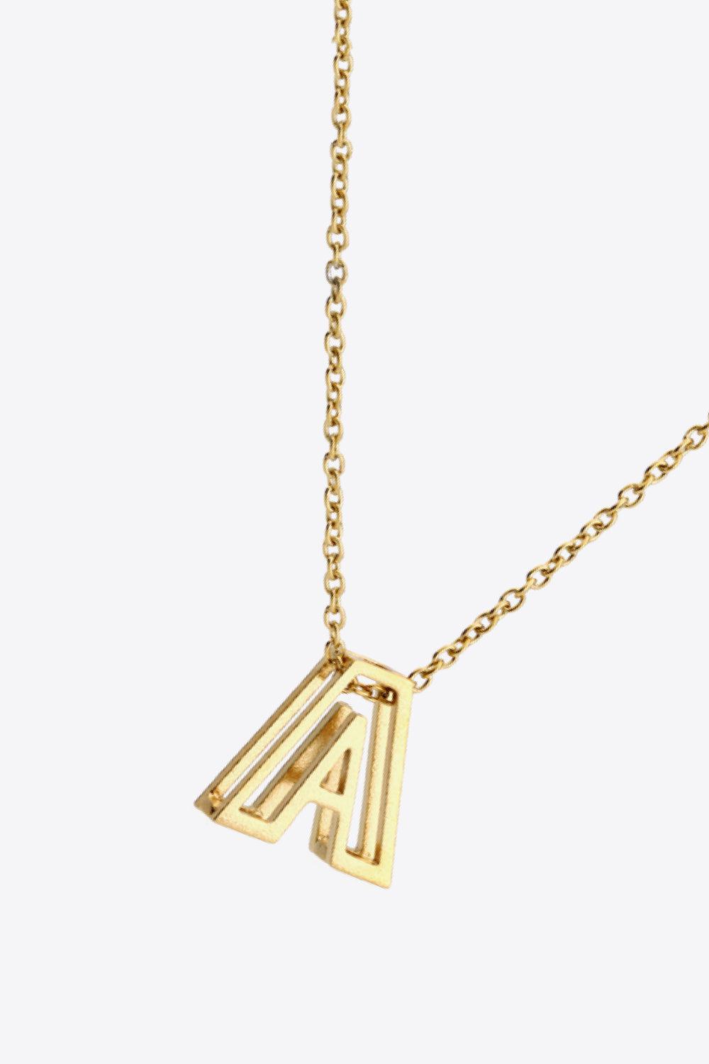 A to J Letter Pendant Nekclace-TOPS / DRESSES-[Adult]-[Female]-2022 Online Blue Zone Planet