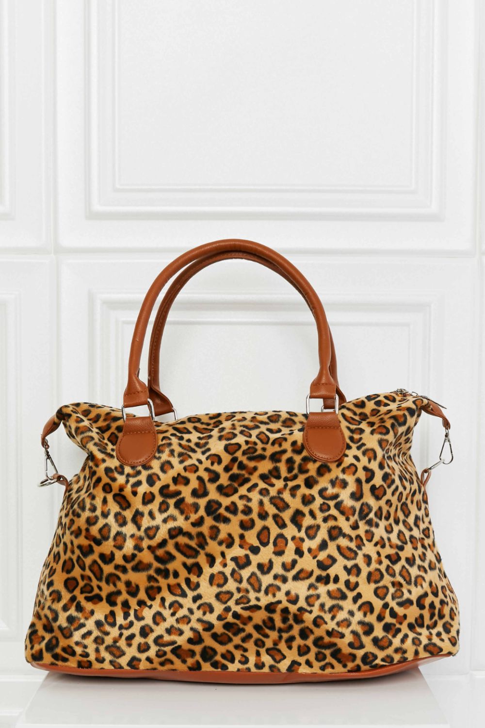 Animal Print Brushed Weekender Bag BLUE ZONE PLANET