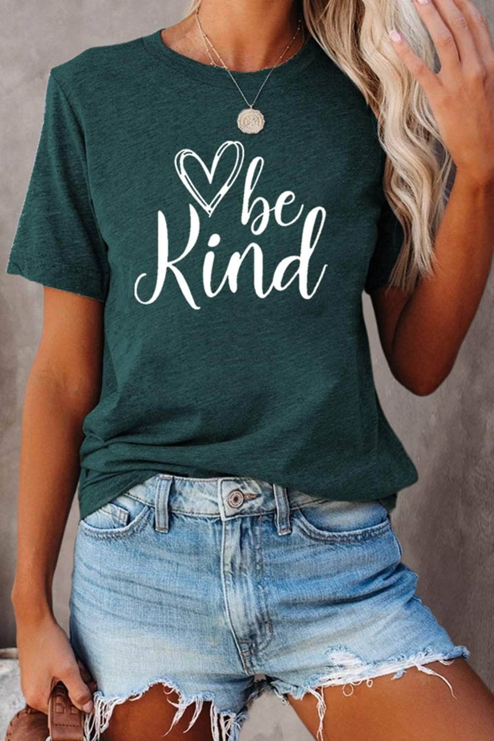 Be Kind Graphic T-Shirt BLUE ZONE PLANET