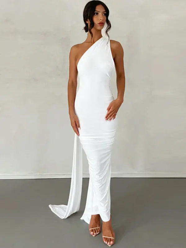 Blue Zone Planet |  Backless pleated slim fit sleeveless dress BLUE ZONE PLANET