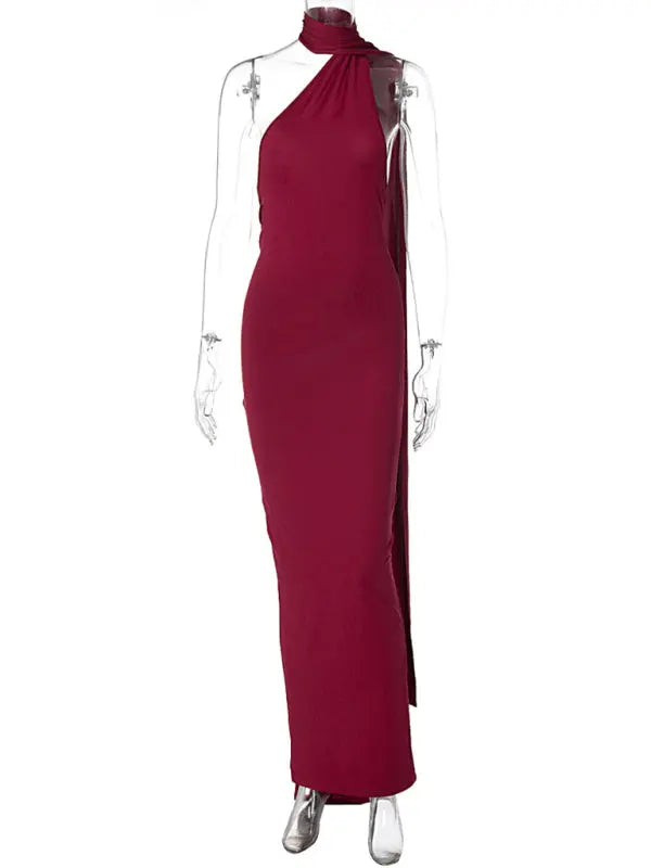 Blue Zone Planet |  Backless pleated slim fit sleeveless dress BLUE ZONE PLANET