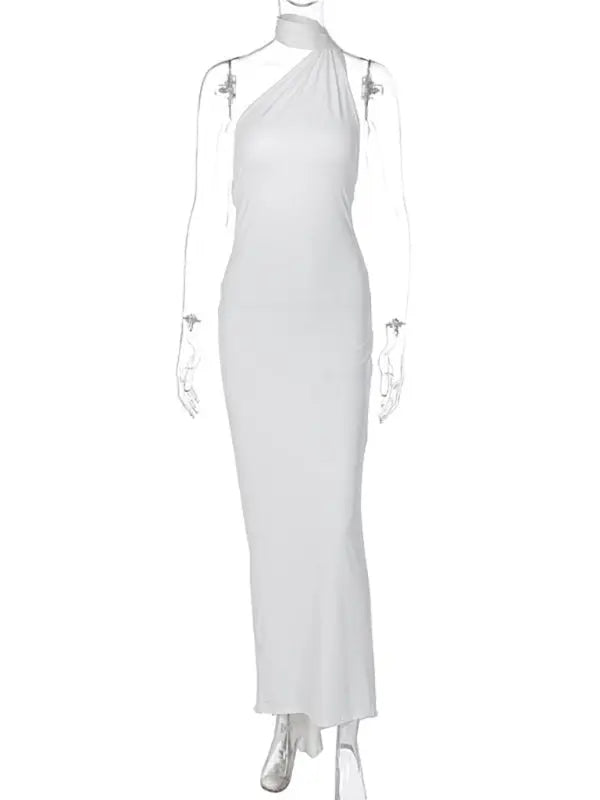 Blue Zone Planet |  Backless pleated slim fit sleeveless dress BLUE ZONE PLANET